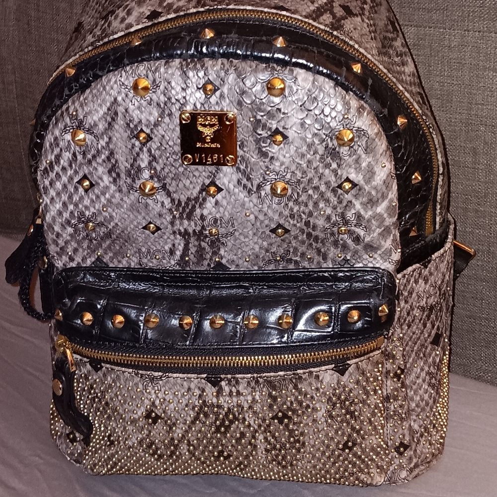 Mcm Backpack Euc - image 2